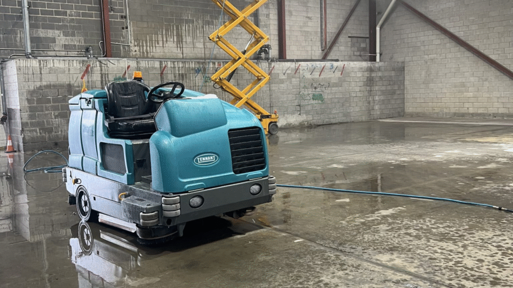 Scrubber Dryer for Carparks