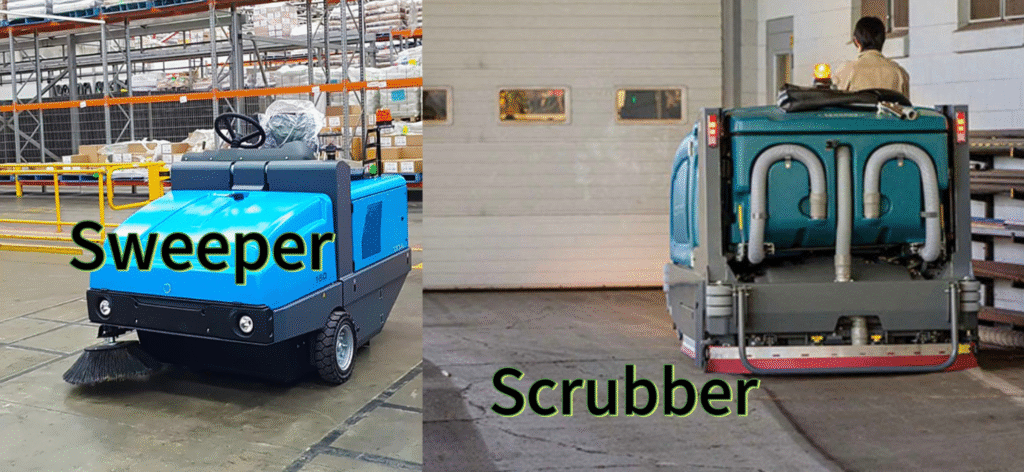 Sweeper vs Scrubber