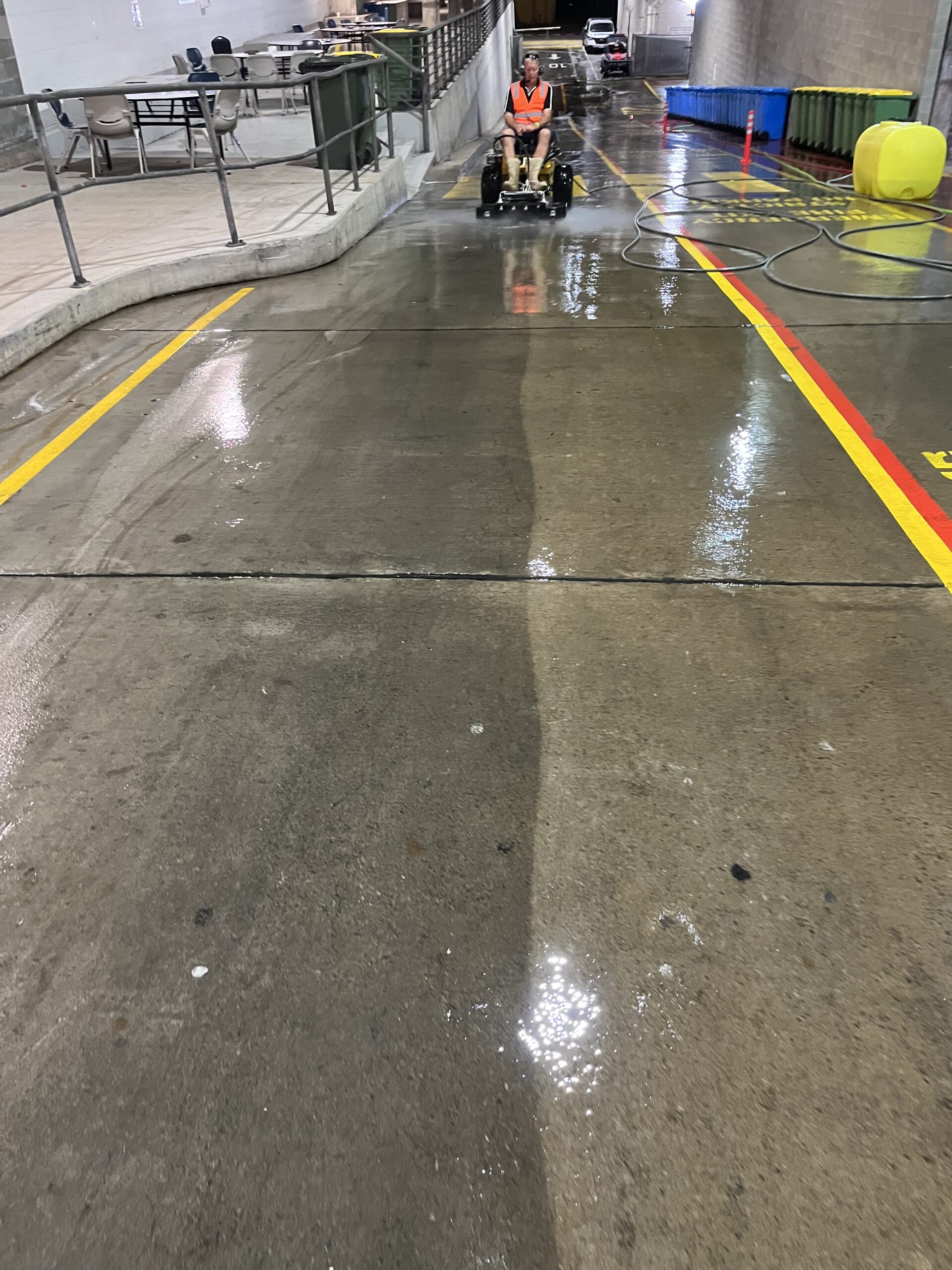 carpark pressure washing service