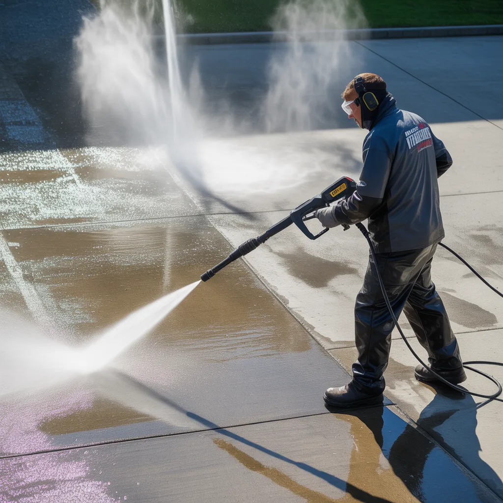Commercial pressure cleaning